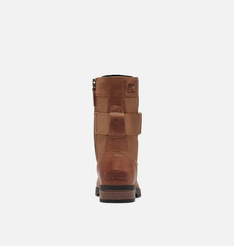 Womens Rain Boots Brown - Sorel Emelie™ Conquest Low - 396247-WIR